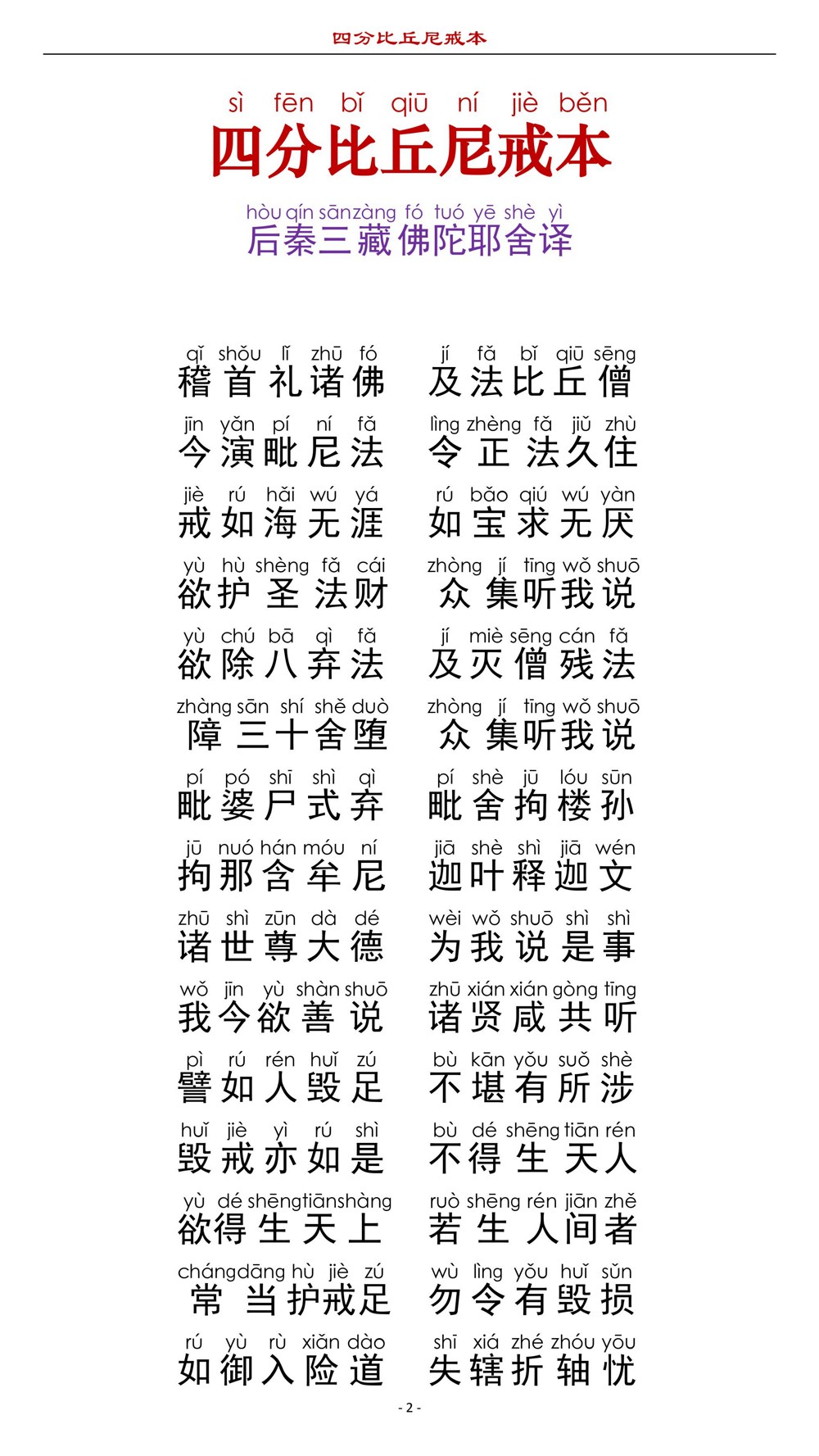 四分比丘尼戒本4