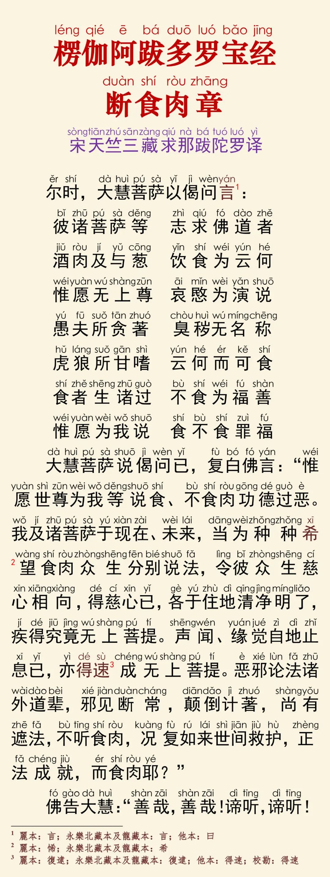 楞伽阿跋多罗宝经断食肉章3