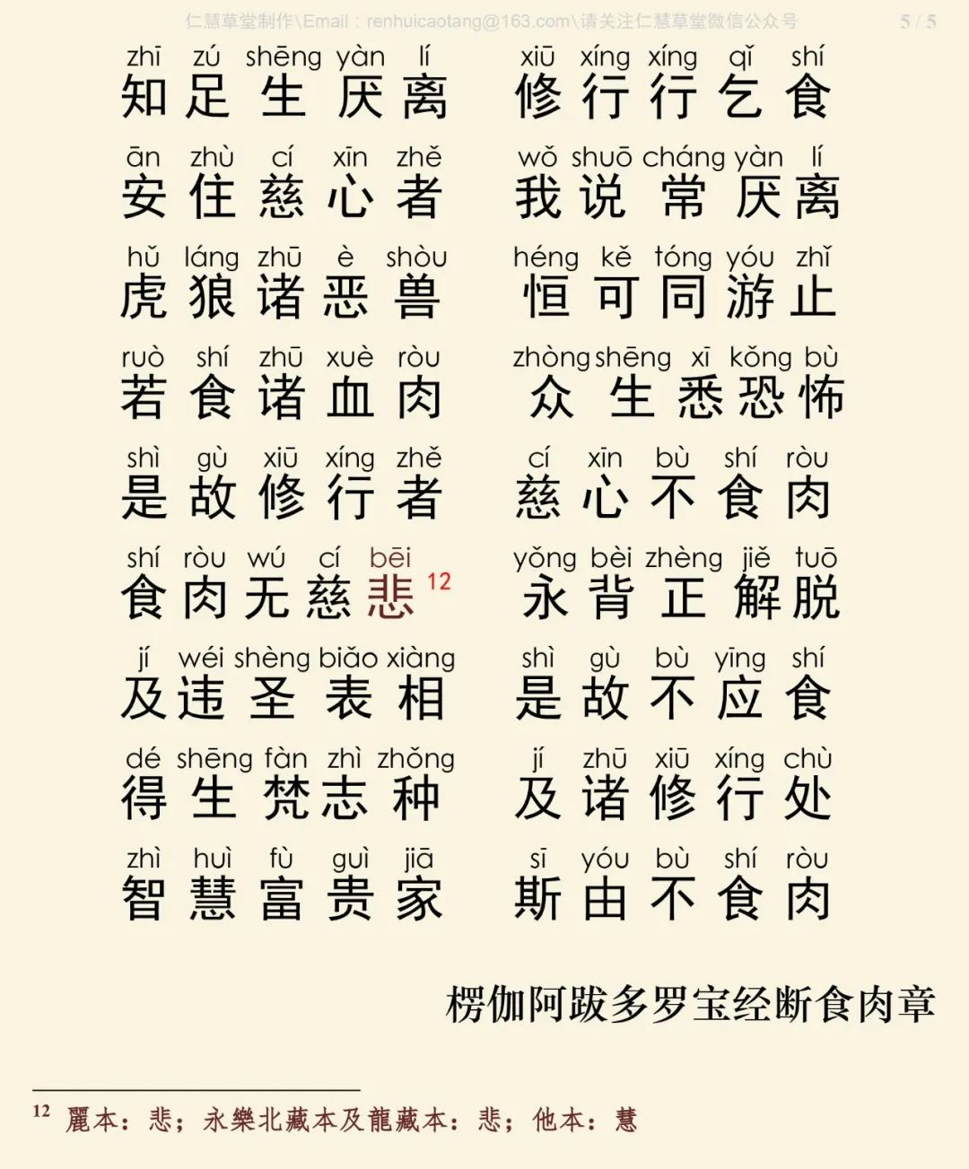 楞伽阿跋多罗宝经断食肉章7