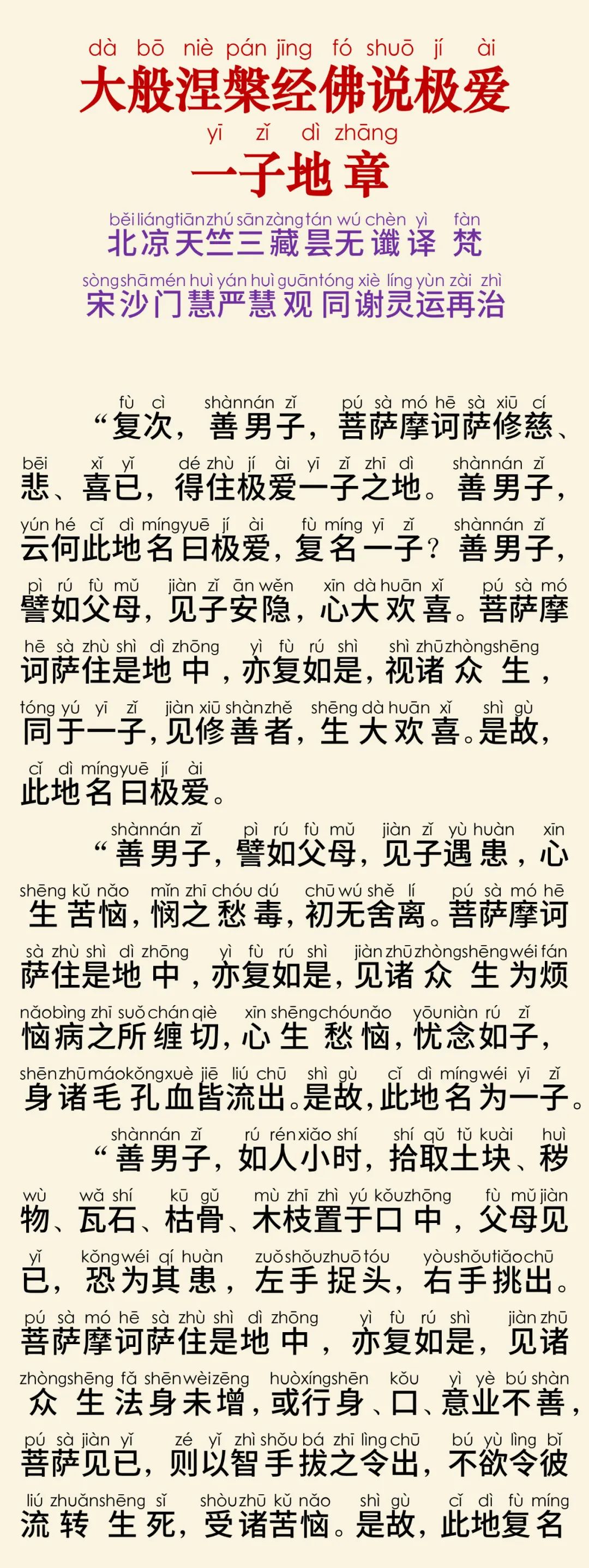 涅槃经佛说极爱一子地章4