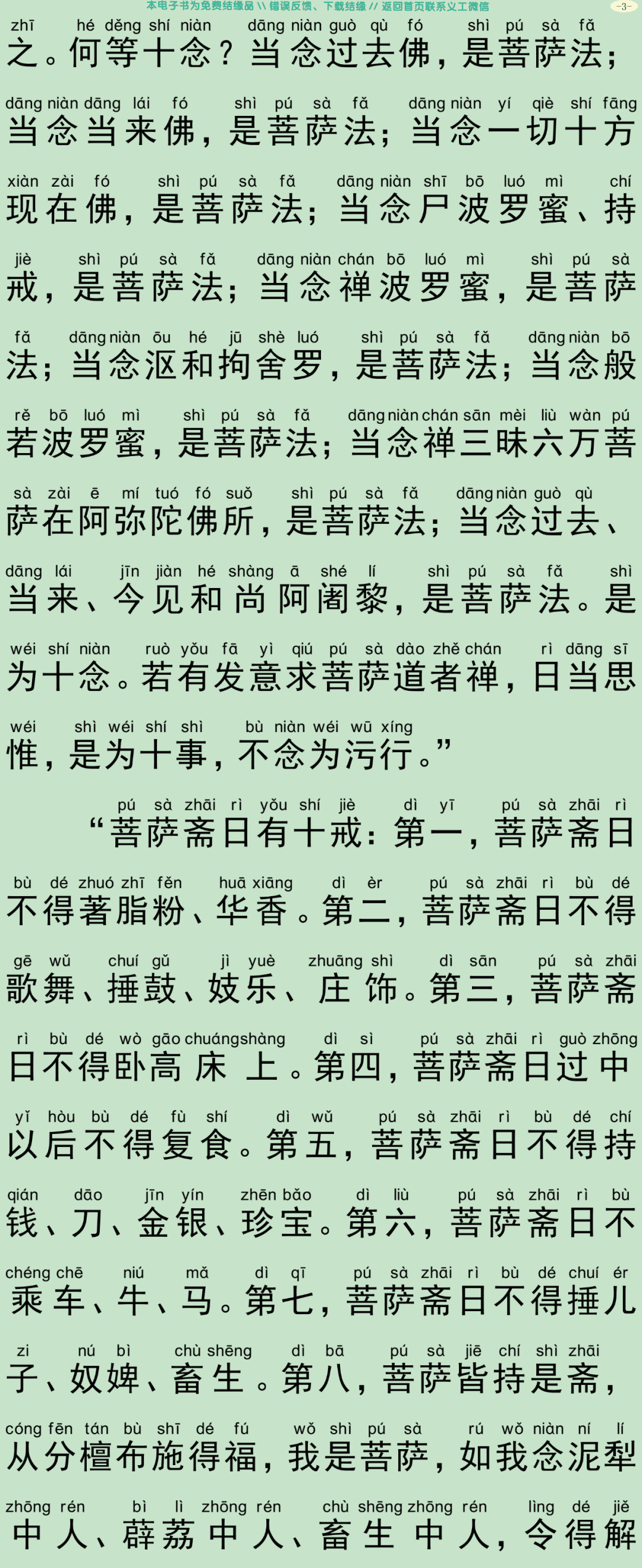菩萨受斋经6