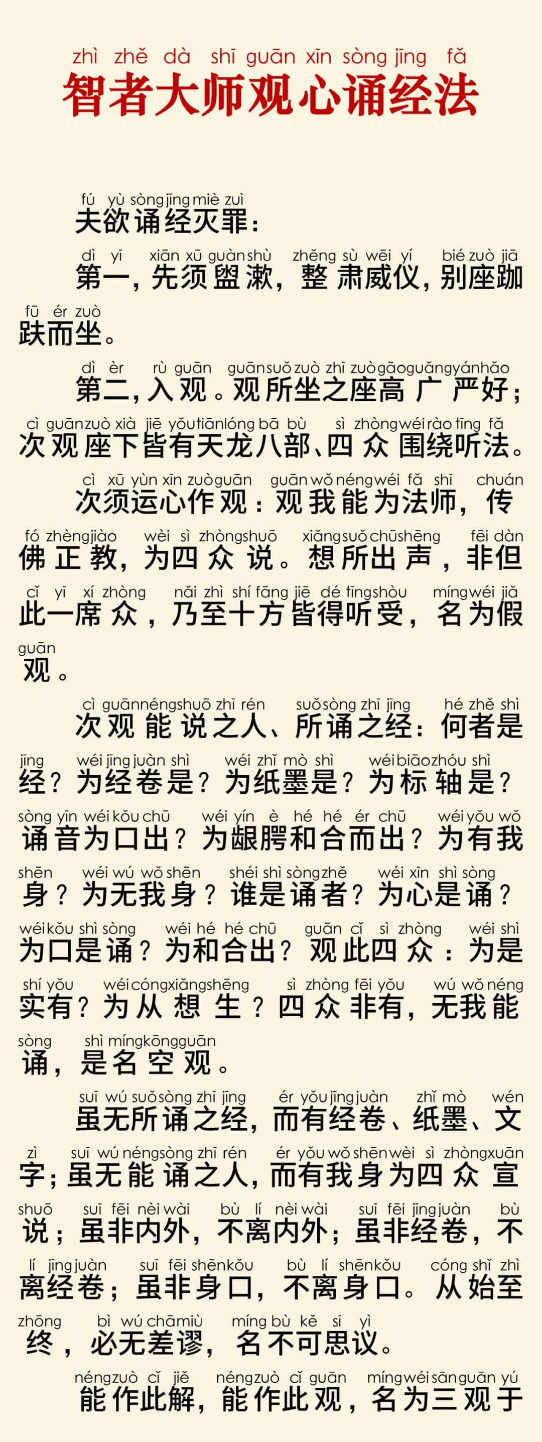 智者大师观心诵经4