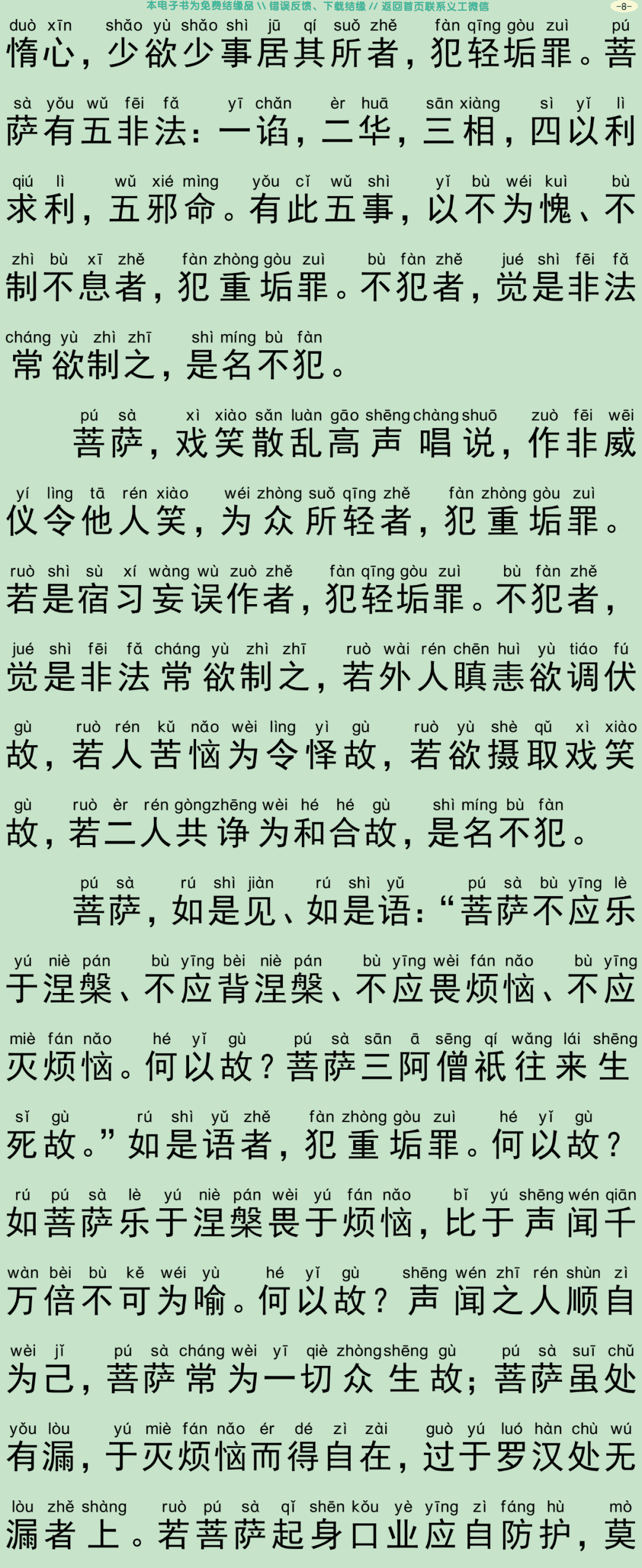 菩萨优婆塞五戒威仪经11