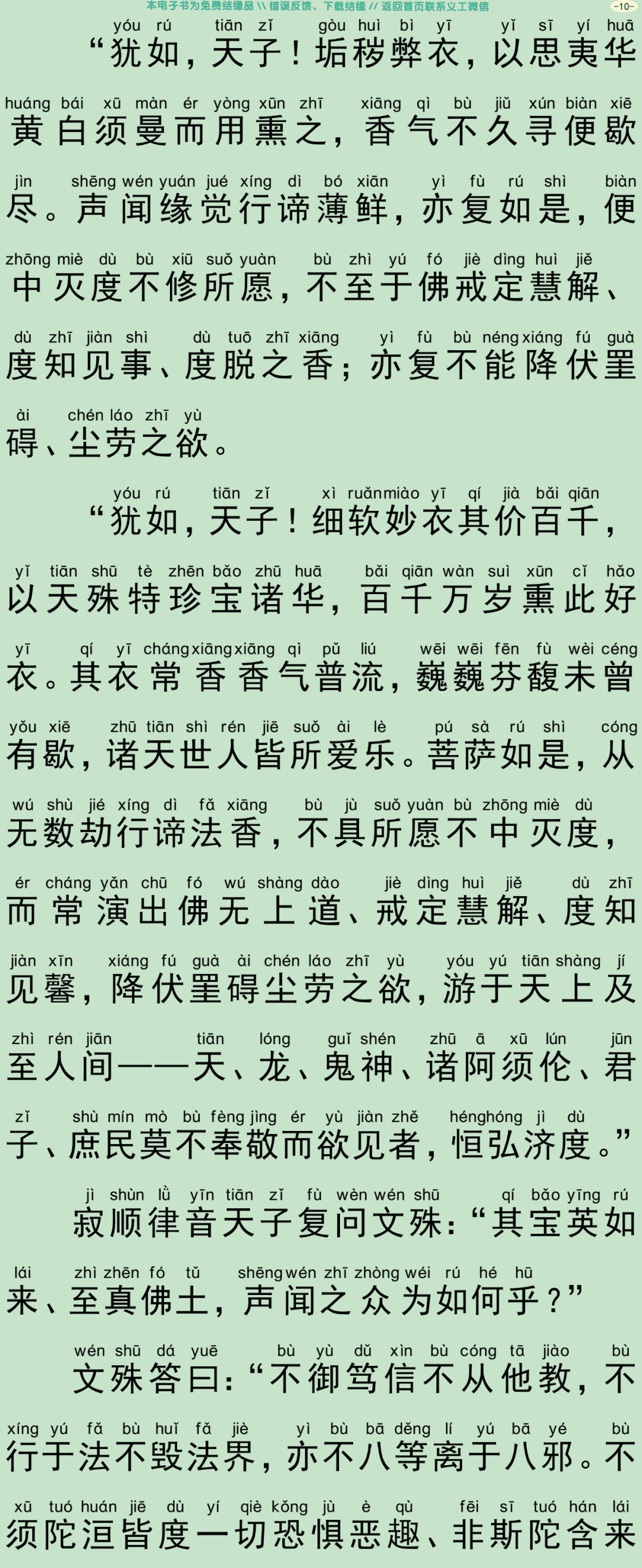 佛说文殊师利净律经13