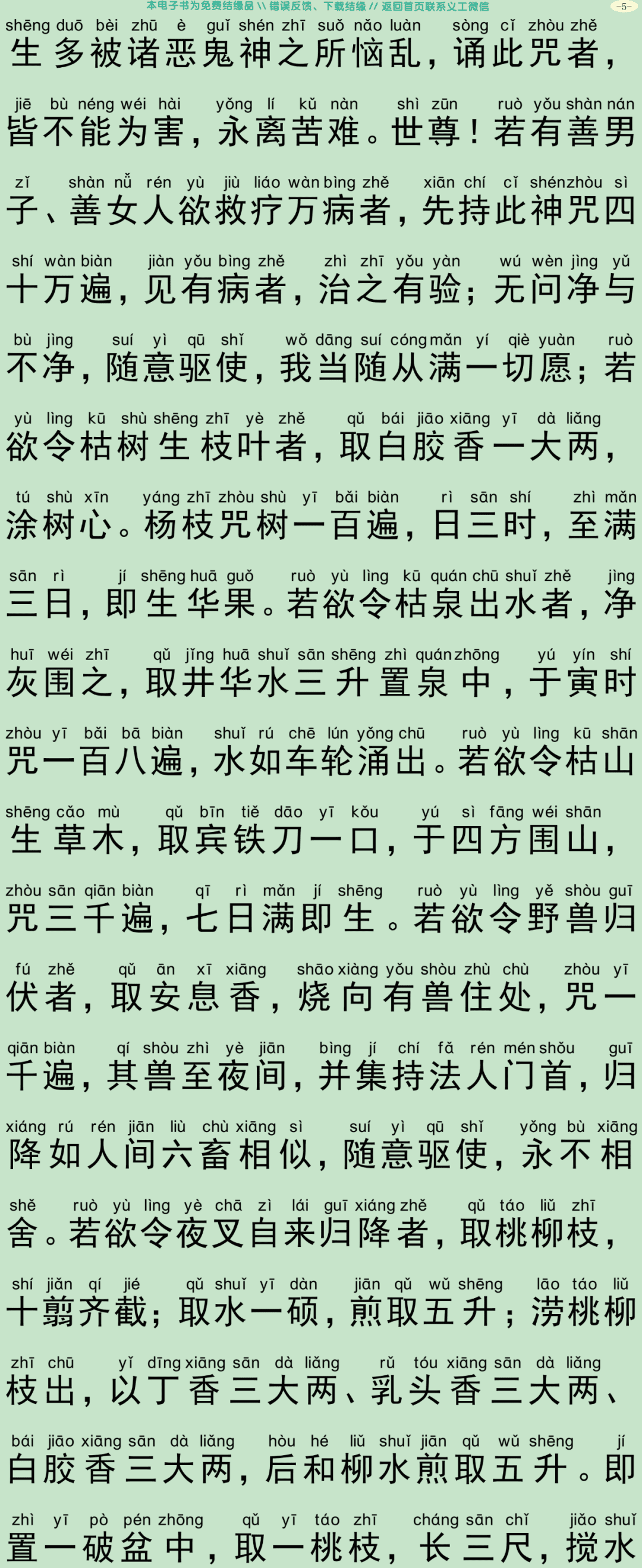 秽迹金刚说神通大满陀罗尼法术灵要门经8