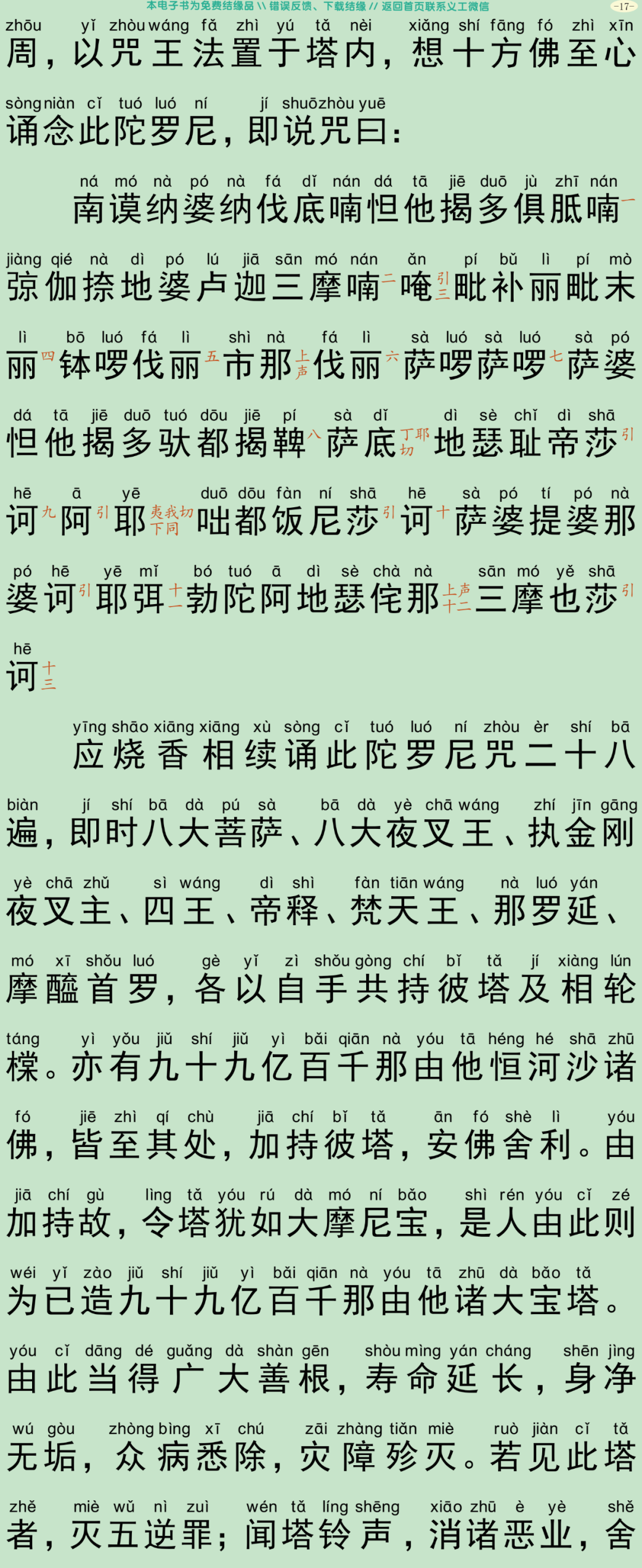 无垢净光大陀罗尼经20