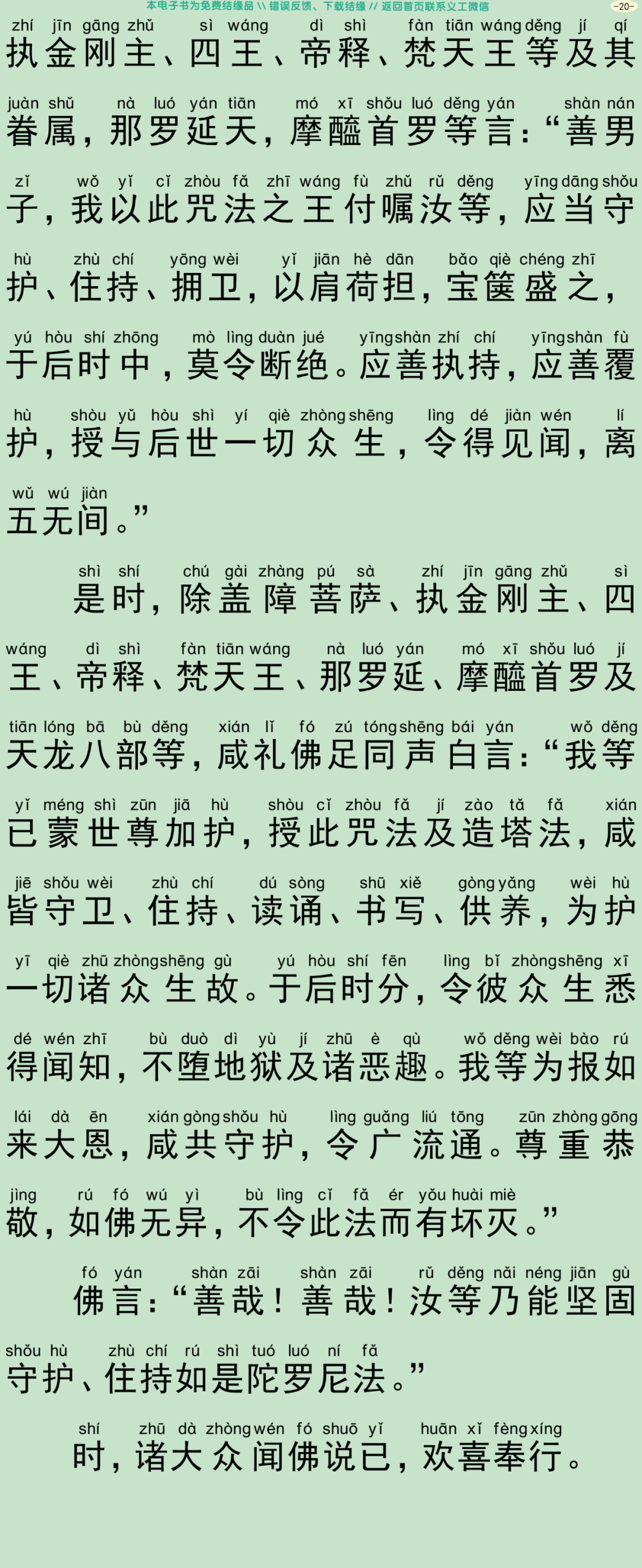 无垢净光大陀罗尼经23