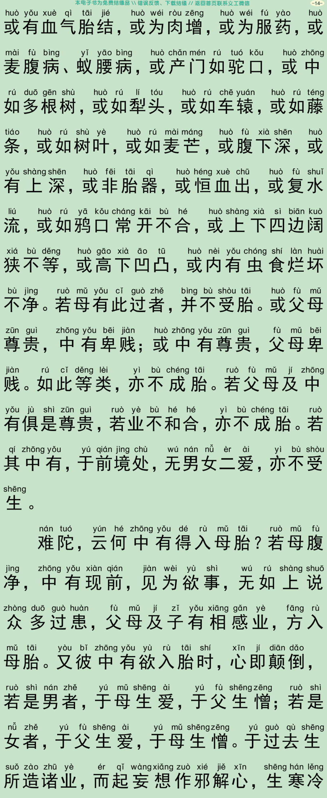 佛说入胎藏经17