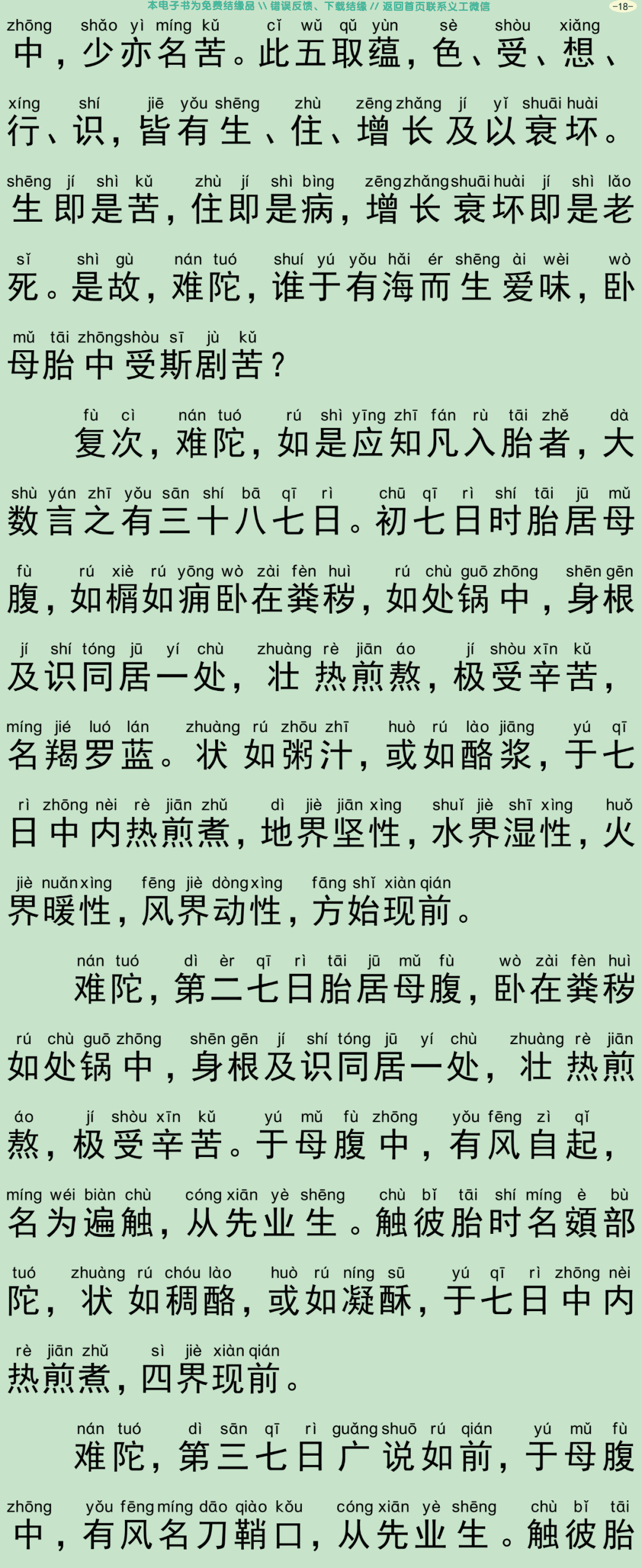 佛说入胎藏经21
