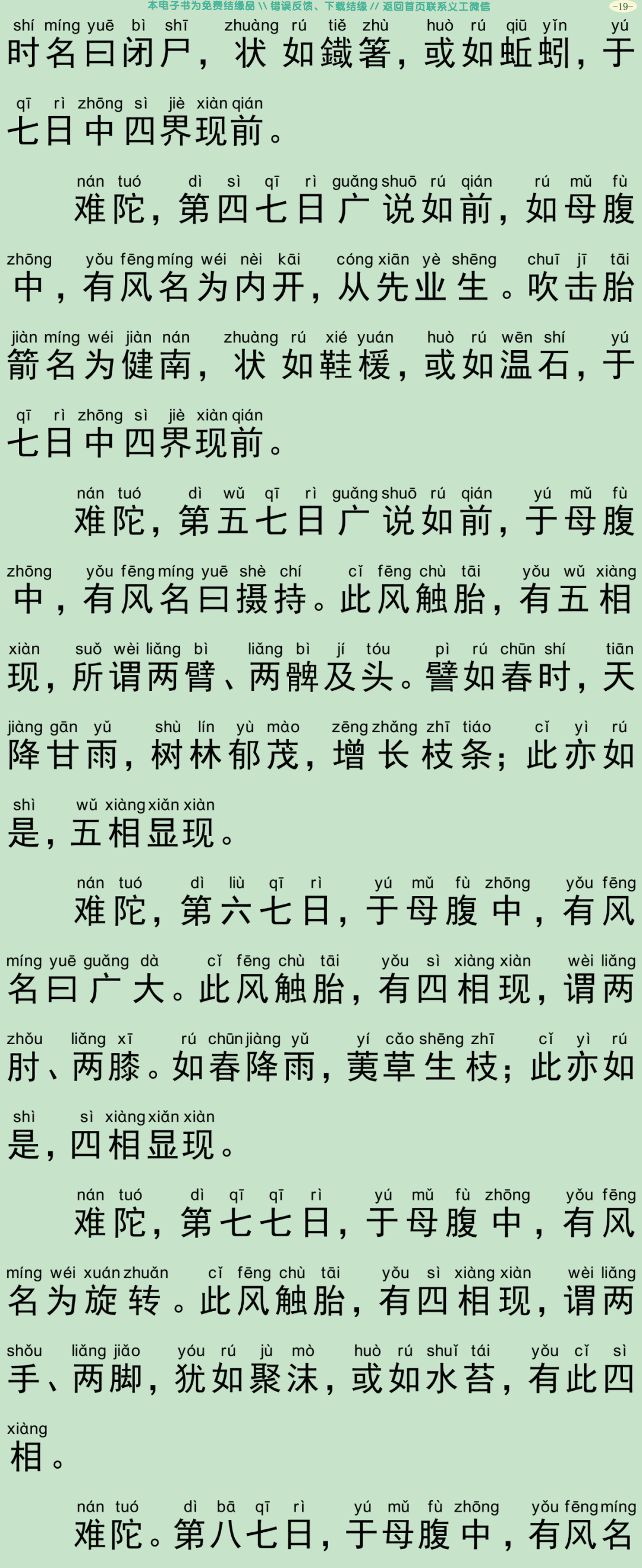 佛说入胎藏经22