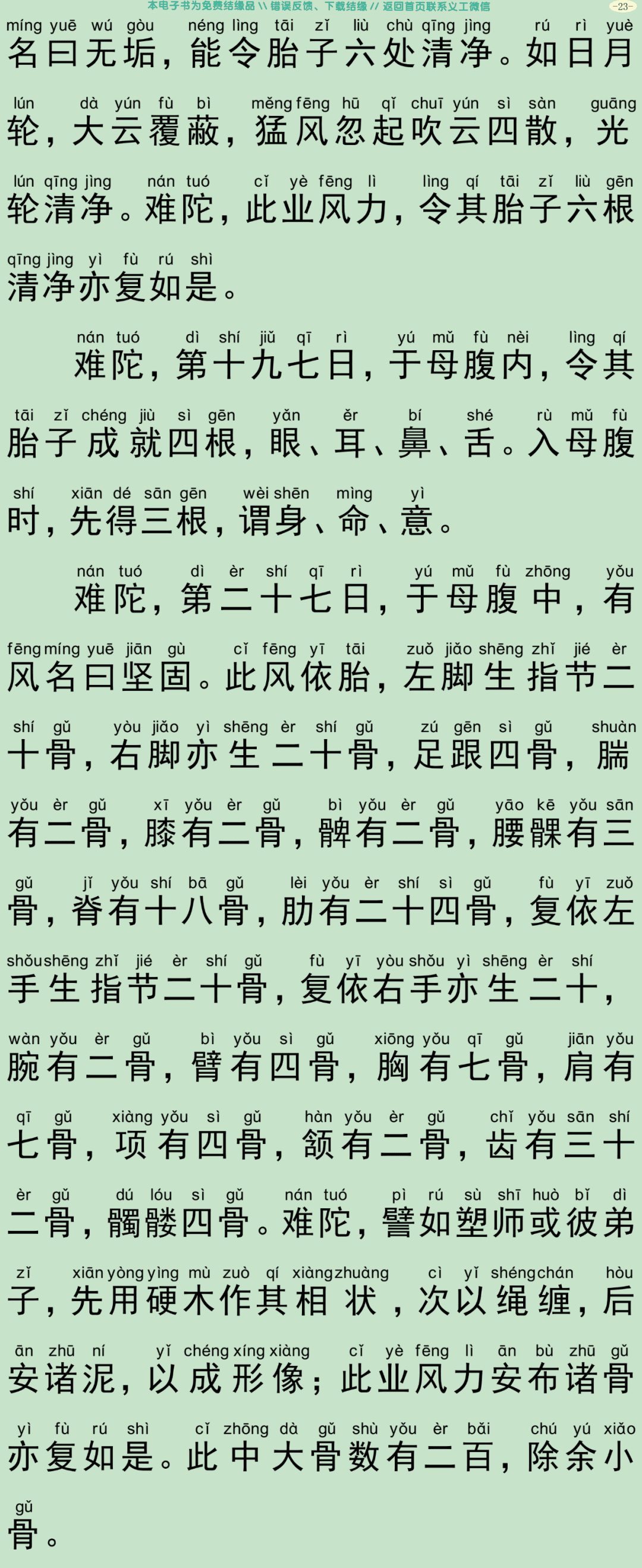 佛说入胎藏经26