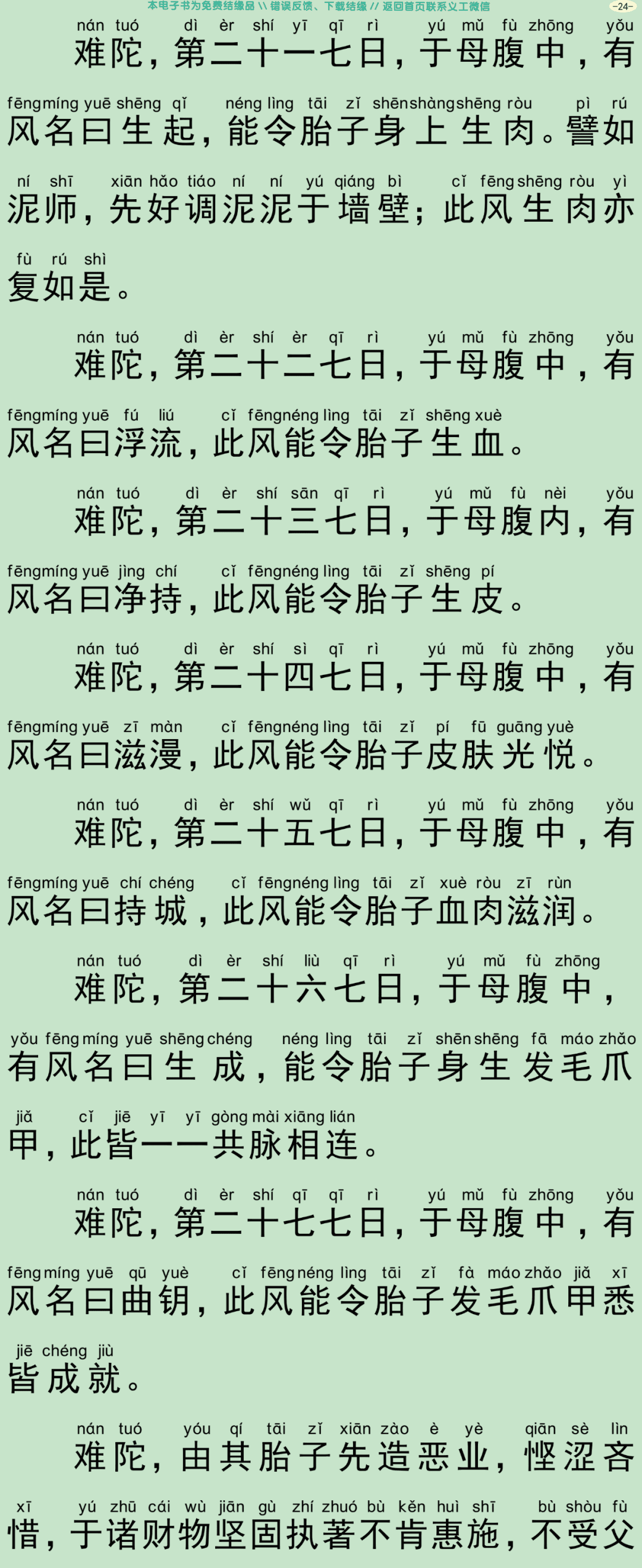 佛说入胎藏经27