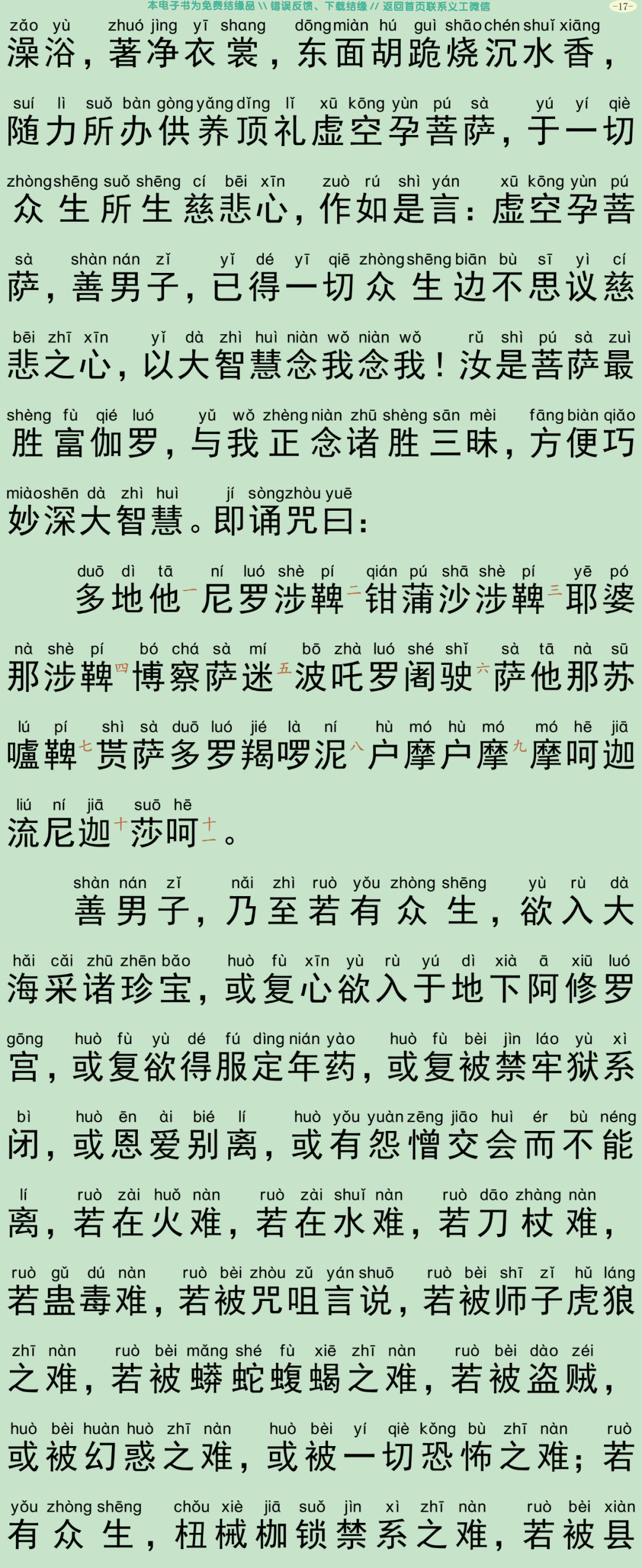 虚空孕菩萨经2-20
