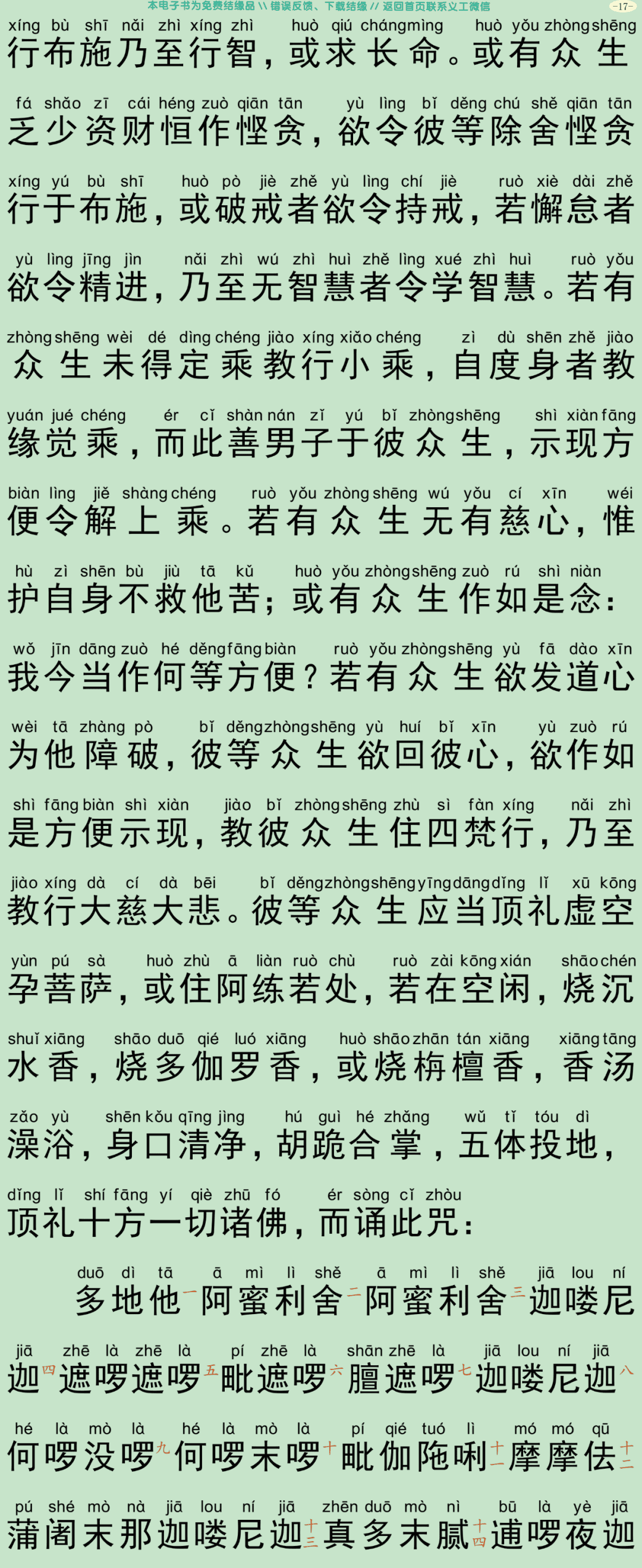 虚空孕菩萨经20