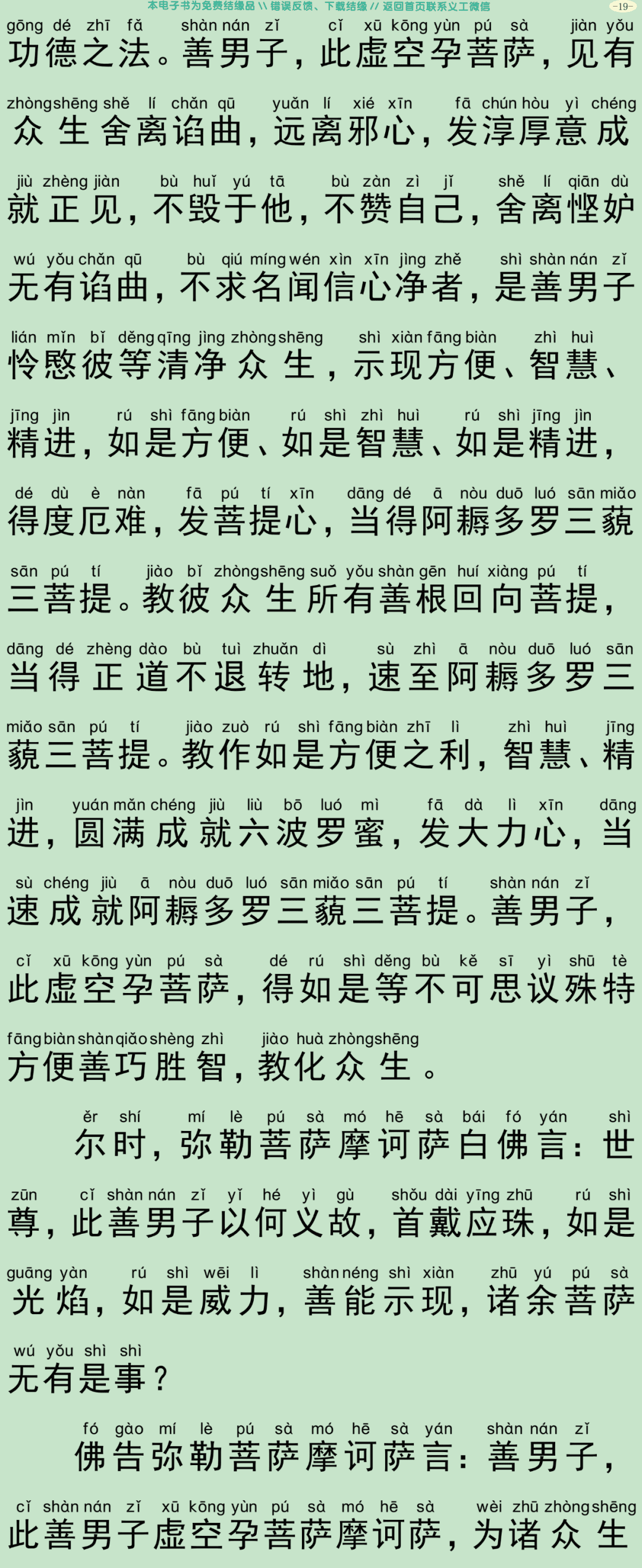 虚空孕菩萨经22