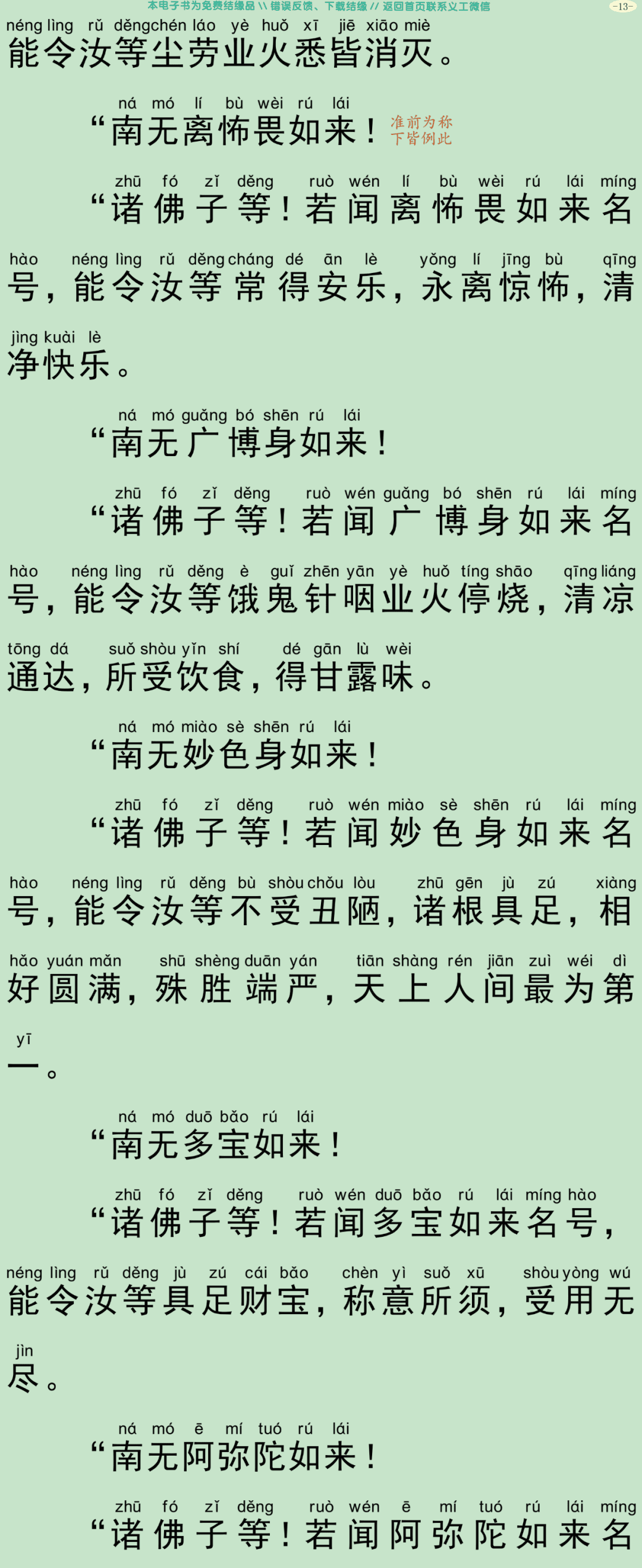 瑜伽集要救阿难陀罗尼焰口仪轨经16
