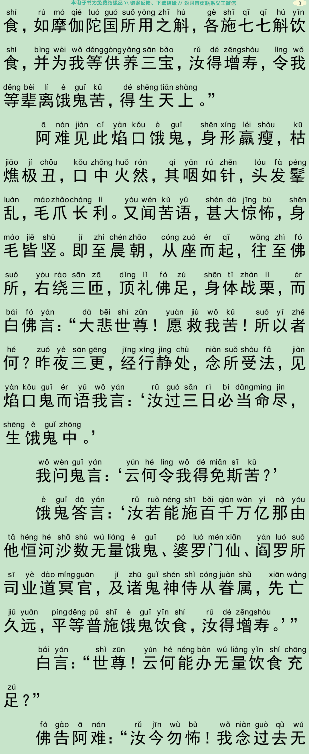瑜伽集要救阿难陀罗尼焰口仪轨经6