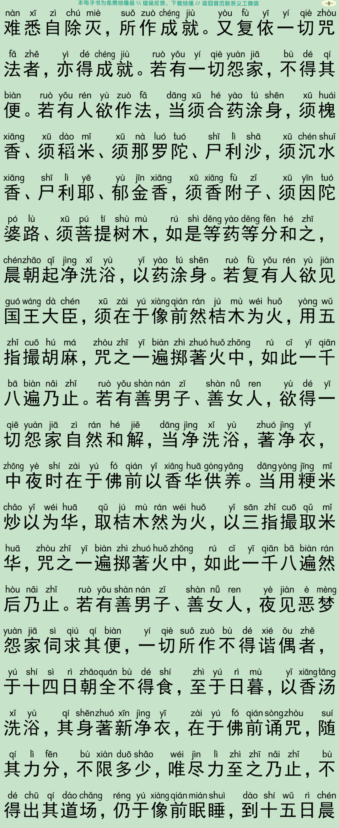 虚空藏菩萨问七佛陀罗尼咒经11