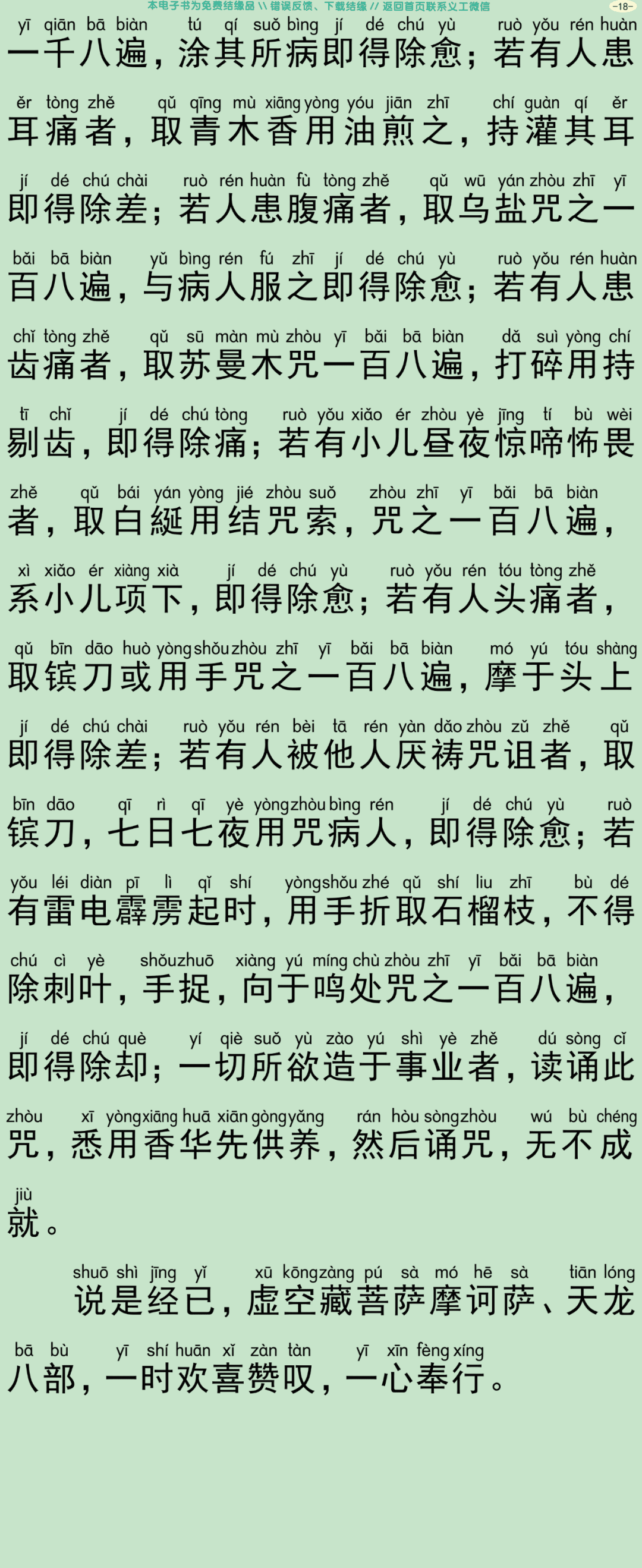 虚空藏菩萨问七佛陀罗尼咒经21