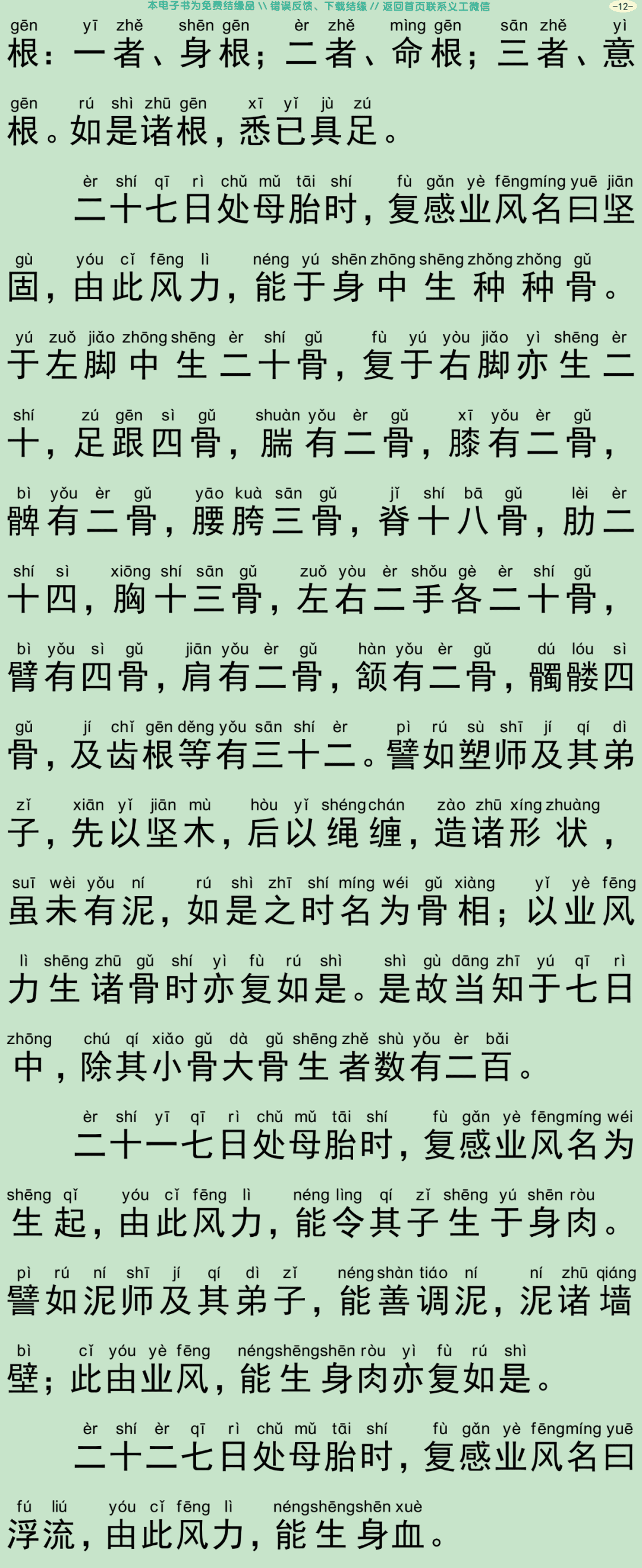 佛为阿难说人处胎经15